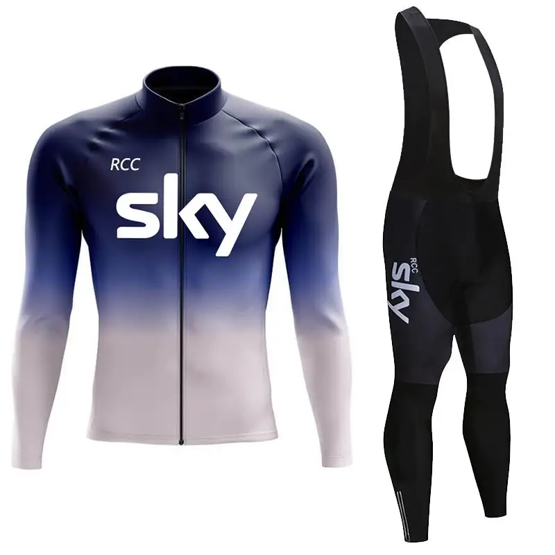Мужской Велосипедный Комплект Rcc Sky 2024 Осенний Трикотаж С Длинными Рукавами