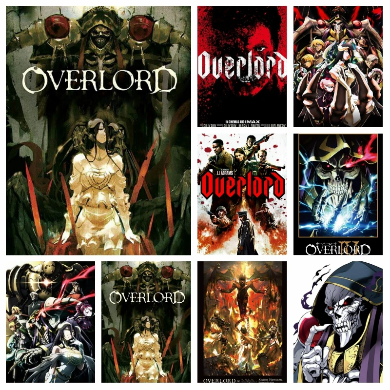Overlord Albedo Ainz Ooal Gown Anime 5d Diy Diamond Art Painting Mosaic Cross Stitch Kit  Drill Home Decor Children's Gifts