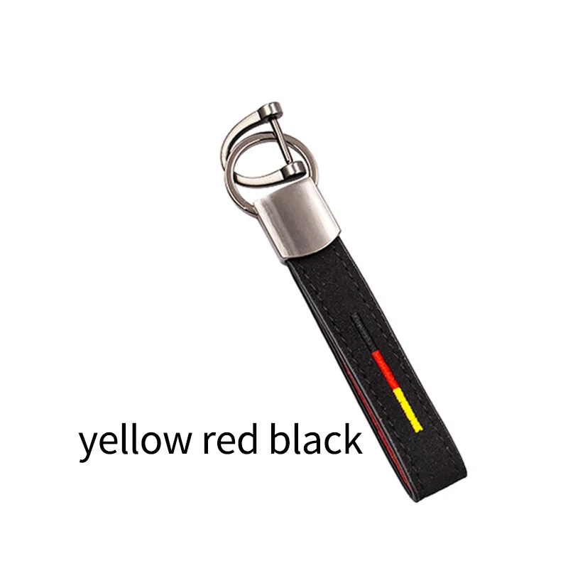 

Замшевые автомобильные брелки с металлической пряжкой, национальный флаг, Италия, Германия, брелок для ключей Volkswagen Audi Mercedes-Benz BMW, подвеска