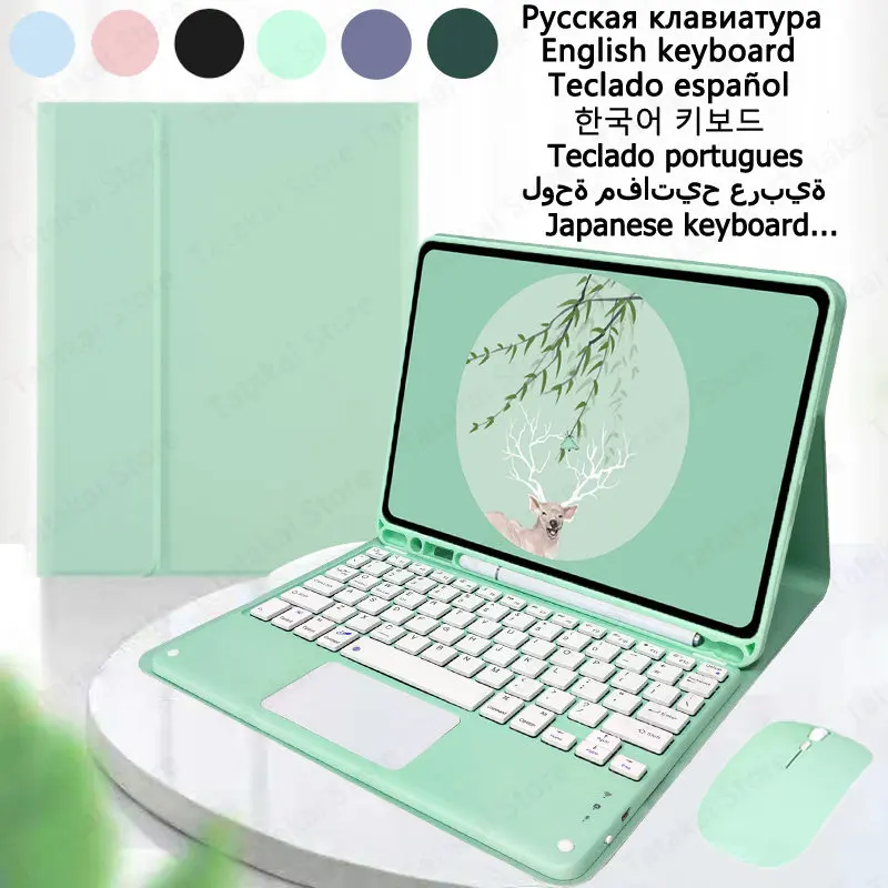 

Touchpad Keyboard for Funda iPad 10.2 Keyboard Case 7th 8th 9th Gen for iPad 9 Generation Keyboard Air 3 2019 Pro 10.5 Teclado