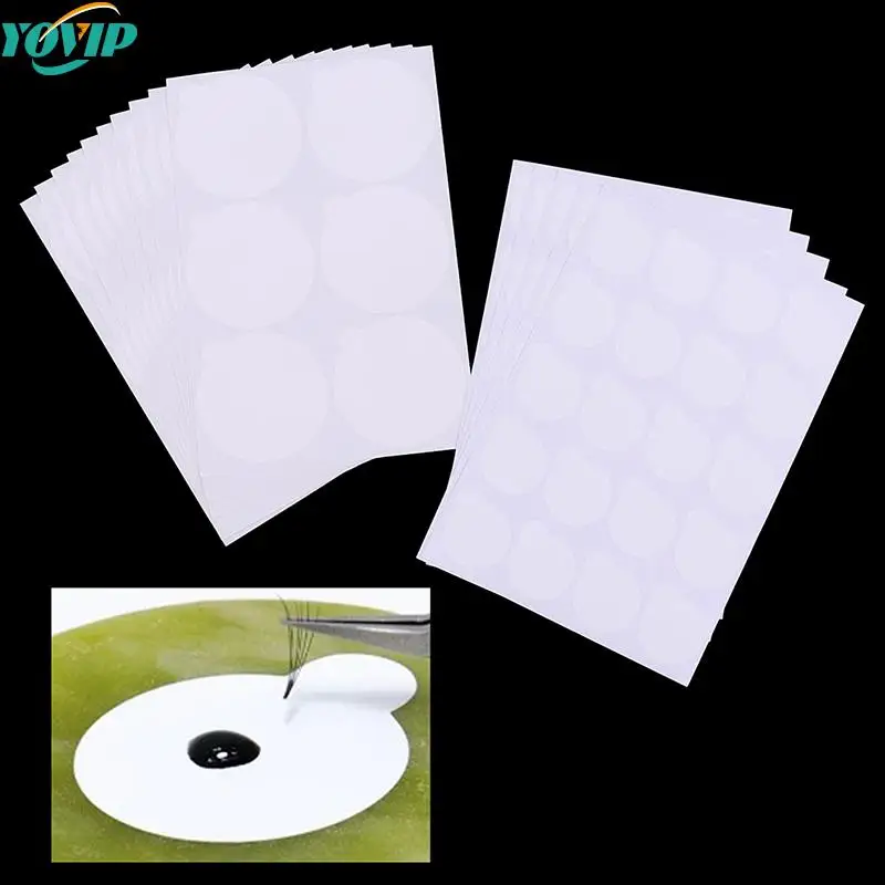 

Eye Stickers 60/100 Paste sheets Eyelash Tools Glue Holder Pallet For Eyelash Extension Disposable Glue Paper Patches Sticker