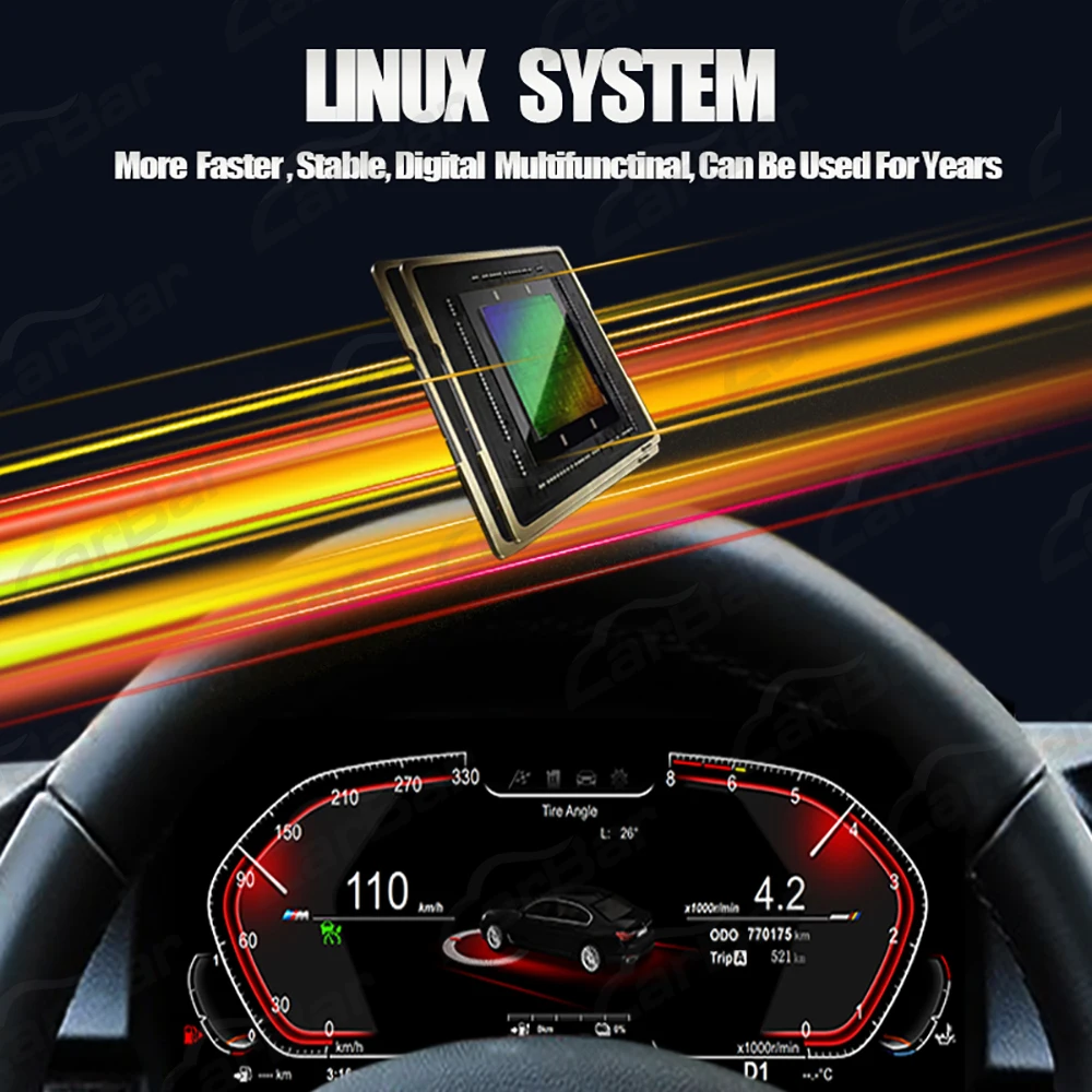 Carbar новое обновление ЖК-цифровая приборная панель кластер для BMW 3 серии F30 F31 2013-2020