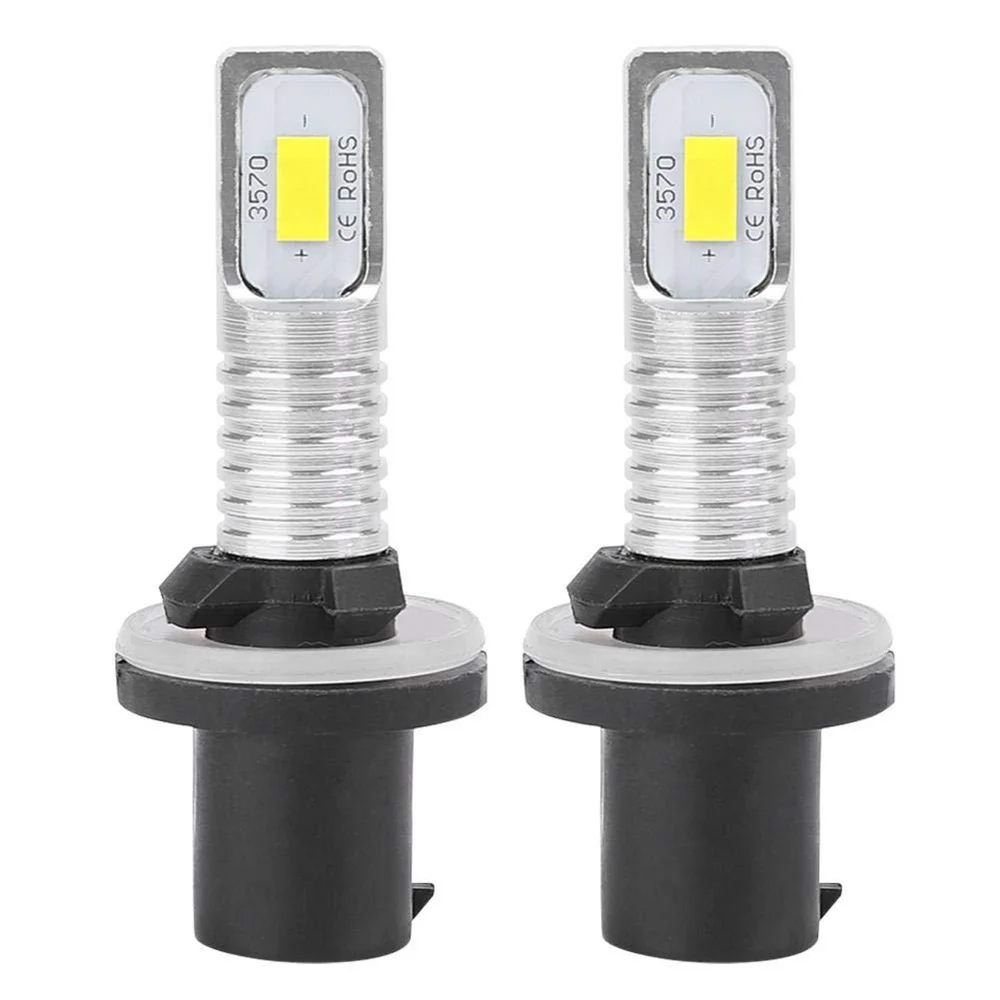 

2Pcs White 880 LED Light Bulbs Daytime Driving Fog Light Bulbs 3570 SMD 4000LM 6000K Driving Headlight High/Low Beam Light