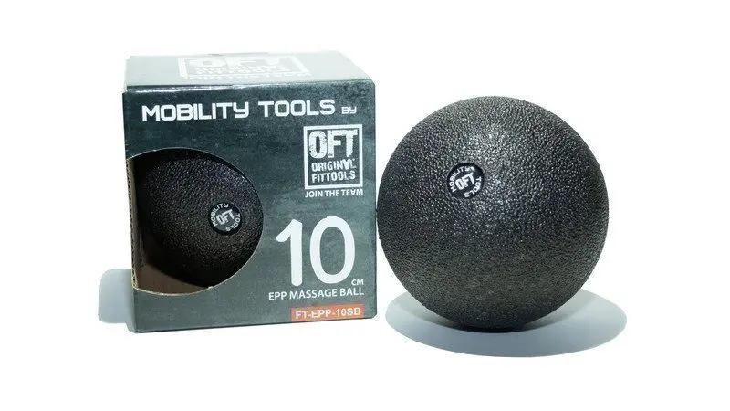 Massage Ball single 10 cm black art. Ft-epp-10sb | Fitness Balls