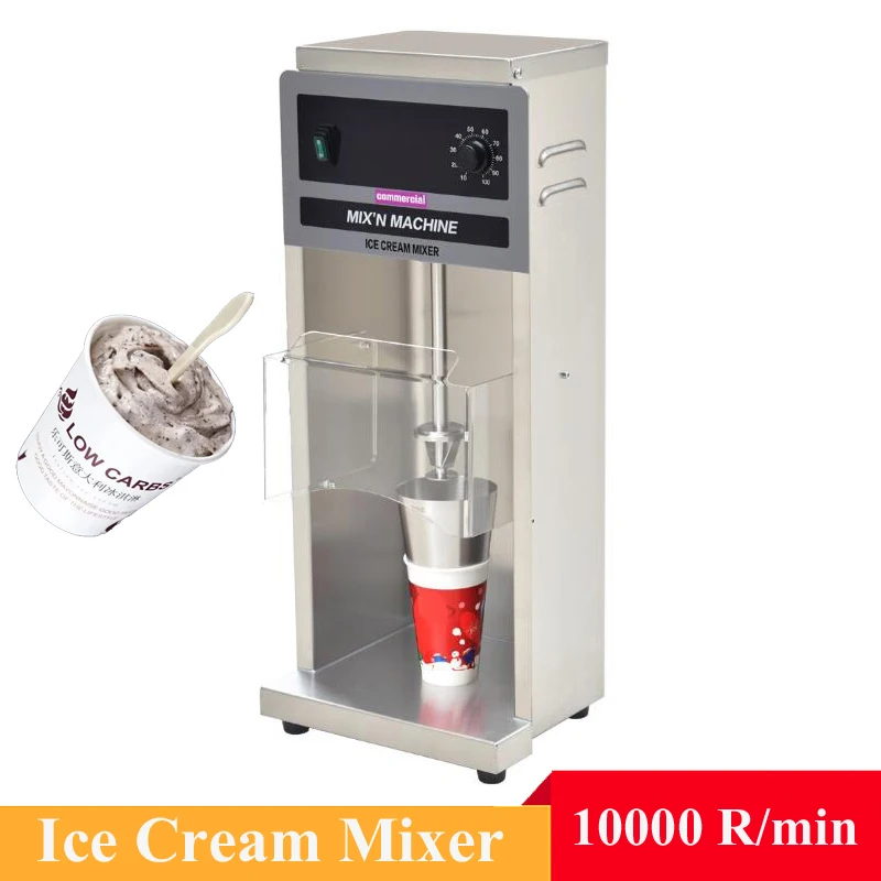 Commercial Ice Cream Mixer Frozen Yogurt Blender Milkshake Maker Ice Cream Machine Blizzard Machine