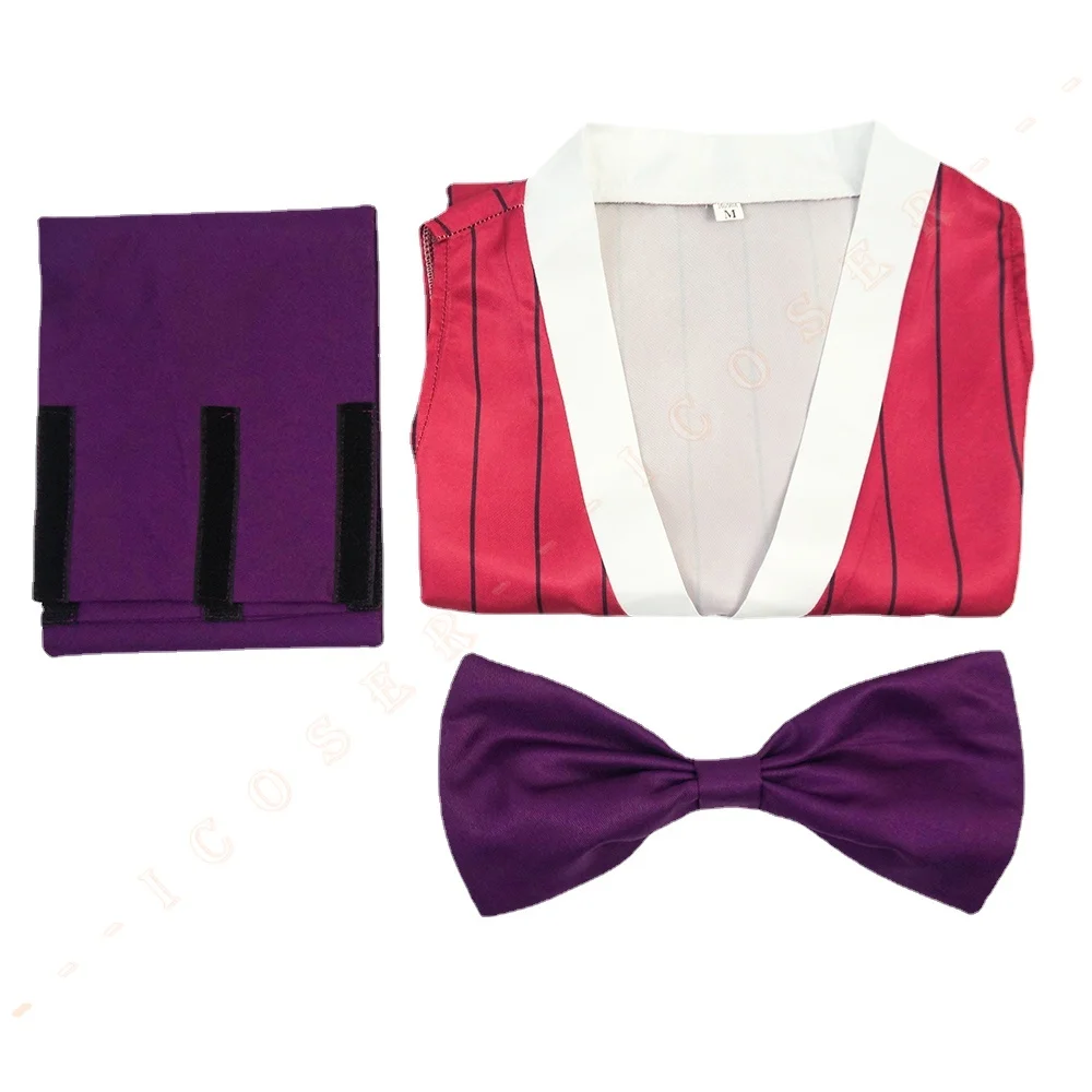 Макио Сума Хинатсуру Тэнгэн Косплей Костюм Красная Синяя Фиолетовая Юбка Аниме Demon Slayer Kimetsu No Yaiba Сезон 2 Японское Кимоно.