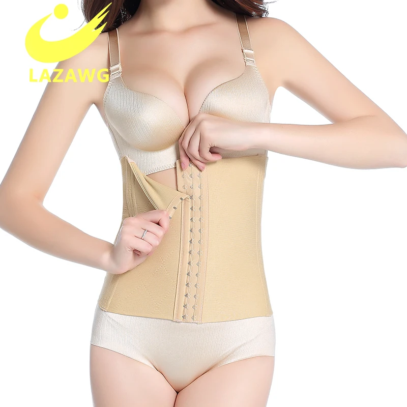 

LAZAWG Shapewear Waist Trainer for Women Sauna Building Sweat Belt Waist Trimmer Workout Waist Corset Gym Belt Weight Loss
