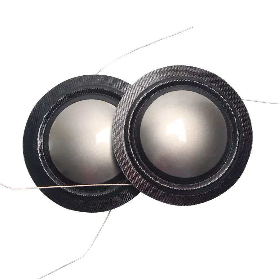 

2PCS 25.4mm Imported Metal Titanium Film +Silk Side Diaphragm 25 Core Tweeter Speaker Repair Accessories