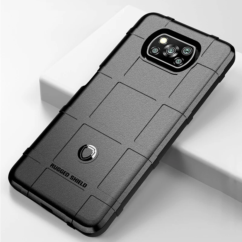 Case for Xiaomi POCO X3 M3 Cases Military Rugged Shield Silicone Cover for Redmi Note 11 4G 10T Lite 10 9 8A 8T 7A 9S Note10 Pro