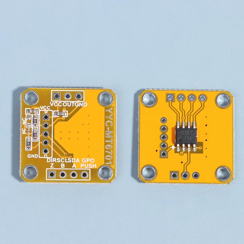 

1PC For Mt6701 Magnetic Encoder, Magnetic Induction Angle Measurement Sensor Module, 14bit, High Precision, Replacing as5600 New