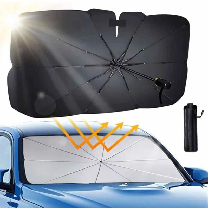 

Windshield Sun Shade Sun Shield For Car 360Rotation Auto Windscreen Sun Shade Foldable UV Block Heat-Resistant Vehicle Accessory