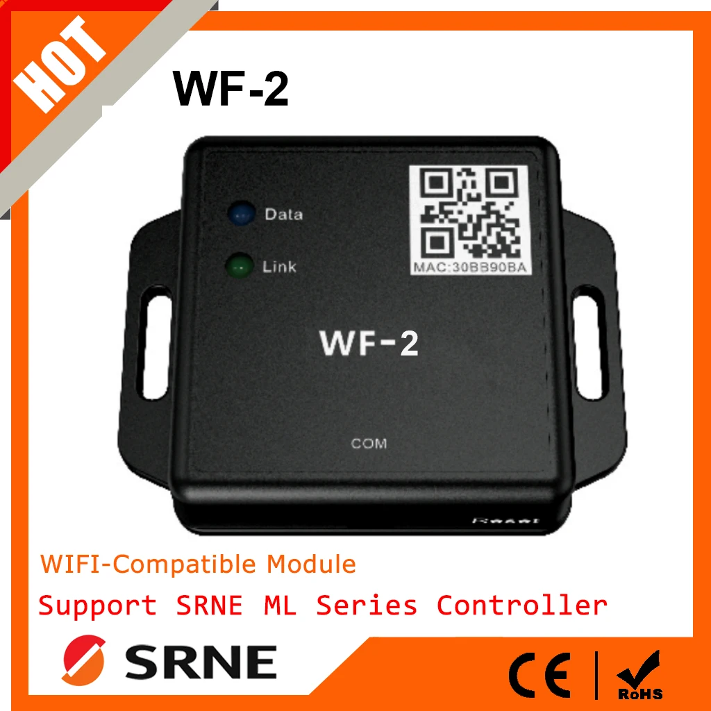 

SRNE WF-2 Bluetooth Модуль солнечного контроллера