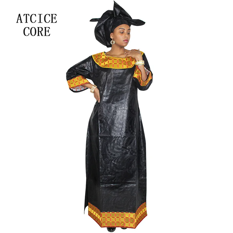 Африканские платья для женщин новое Африканское платье с вышивкой Базина