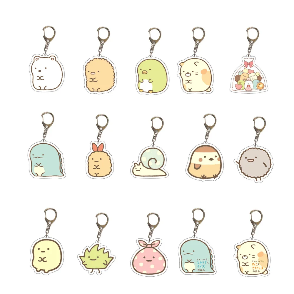 

Японский биобрелок Sumikko Gurashi, акриловая подвеска, мультяшное существо, игрушки-животные, кукла, милый подарок для друзей