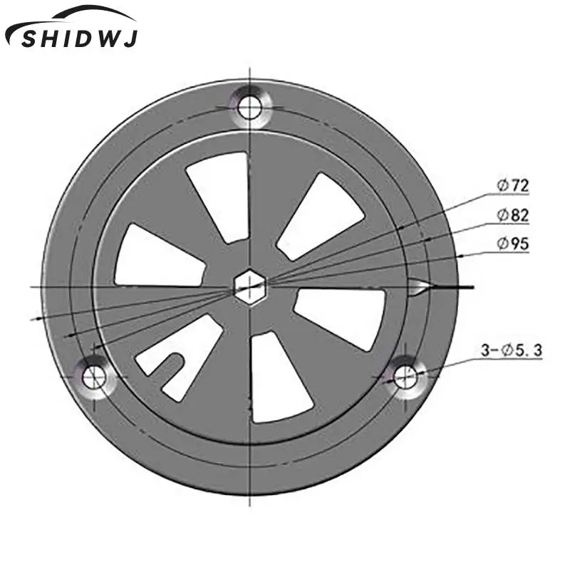 1PC Durable Damper Air Vent Adjustable Dryer Thermostat Oven Exhaust Replacement Part | Автомобили и мотоциклы