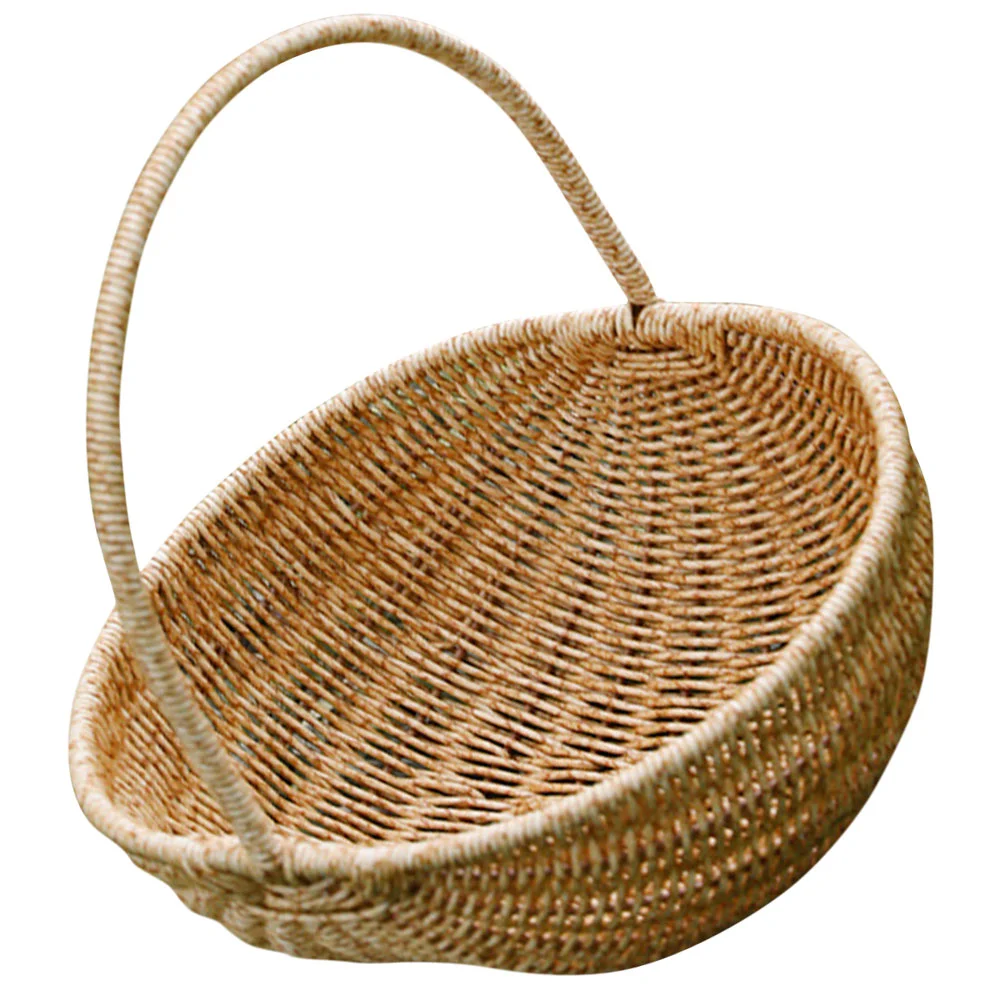 

Picking Basket Snacks Serving Woven Hand-made Dessert Party Bread Baskets Picnic