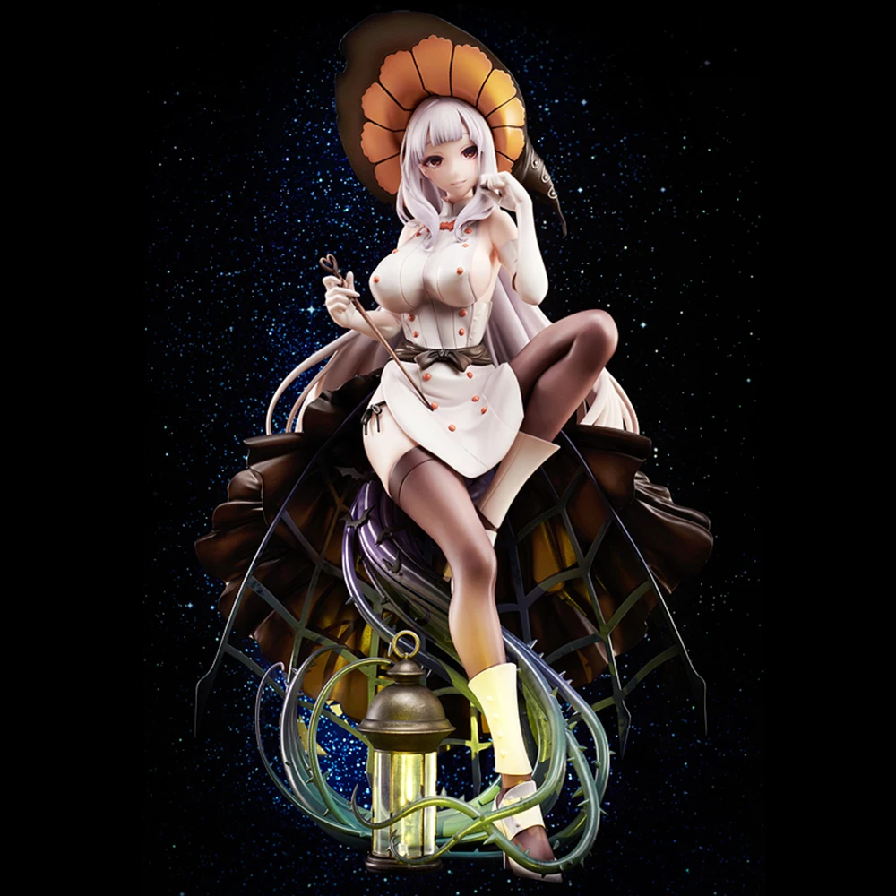 

Anime Sexy Girl October 31st Witch Miss Orangette PVC Action Figure Adult Collection Model Doll Toys Gift