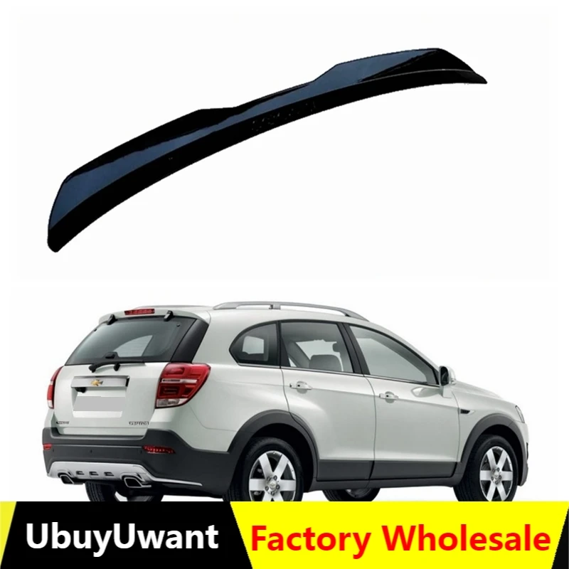 

Задний спойлер на крышу для Chevrolet Captiva 2013-2018, спойлер на крышу, глянцевый черный автомобильный аксессуар, крыло заднего багажника из АБС-плас...