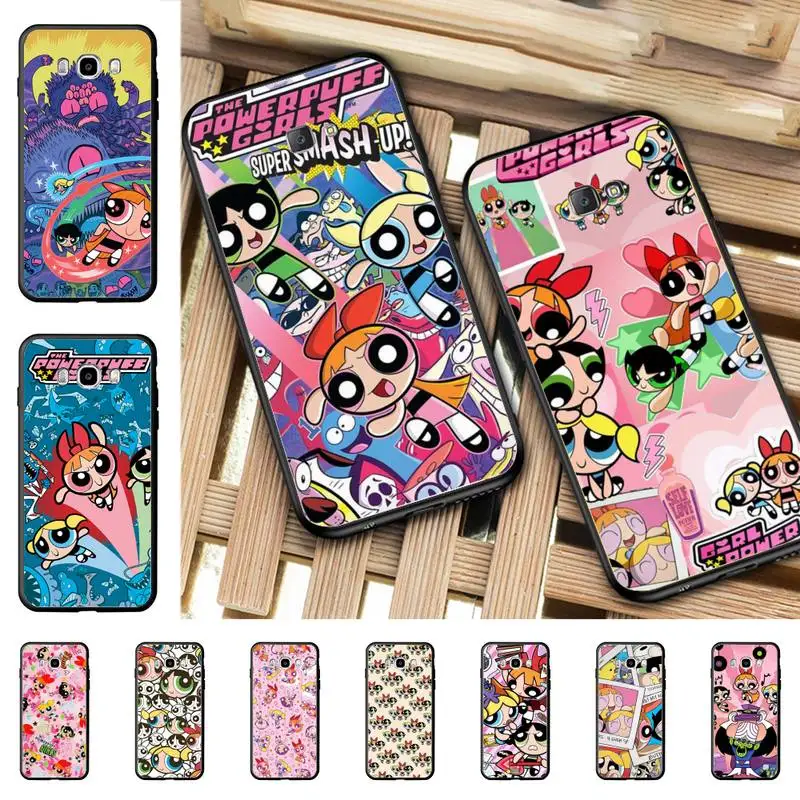 

Cartoon The-P-powerpuffs-G-girls Phone Case For Samsung J 7 plus 7core J7 neo J6 plus prime J6 J4 J5 Mobile Cover
