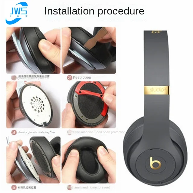 Сменные амбушюры мягкая губчатая подушка для наушников Beats Studio 2.0 аксессуары