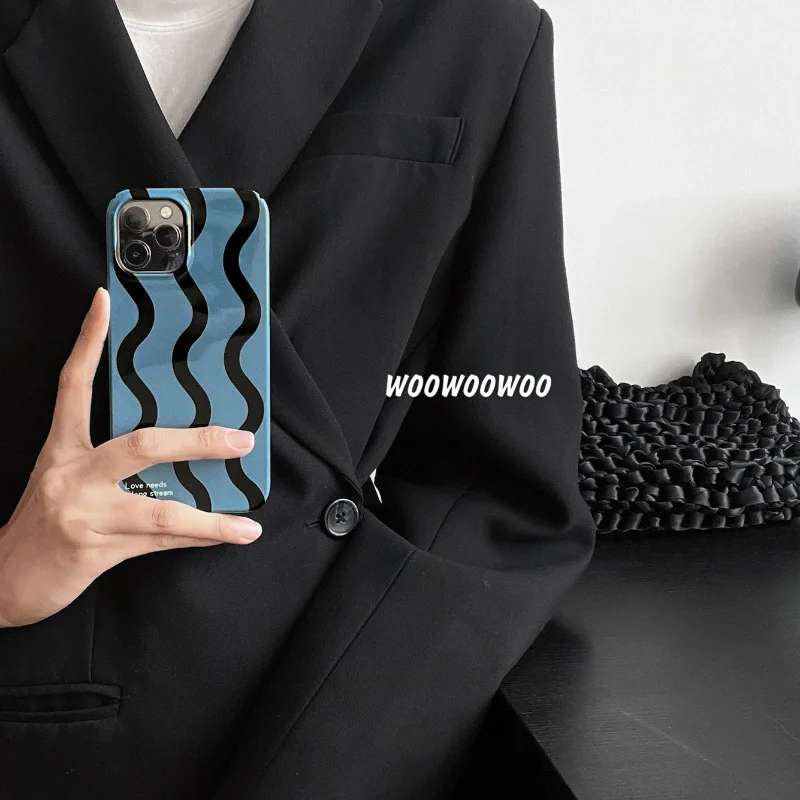 

Желтый и черный 13pro волнистый полосатый 12 пленка 11 Твердый чехол X для iPhone 14promax чехол для телефона iphone 11 чехол