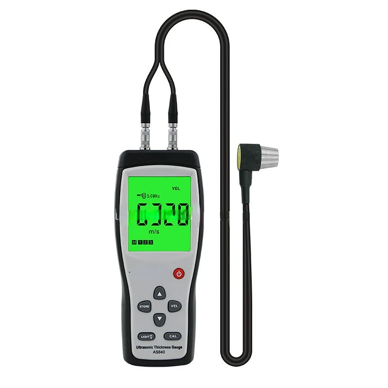 

Portable Digital Ultrasonic Thickness Gauge As840 Sonigauge Monitor Tool Coupling 10mm 5MHz Wall Measurement