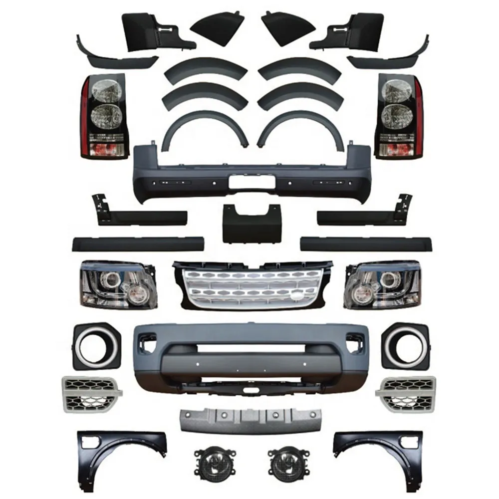 

Facelift Conversion For Land Rover RR Discovery Bodykit LR3 Up To 2014 LR4 Upgrade With Headlight & Tail Light Front Rear Bumper