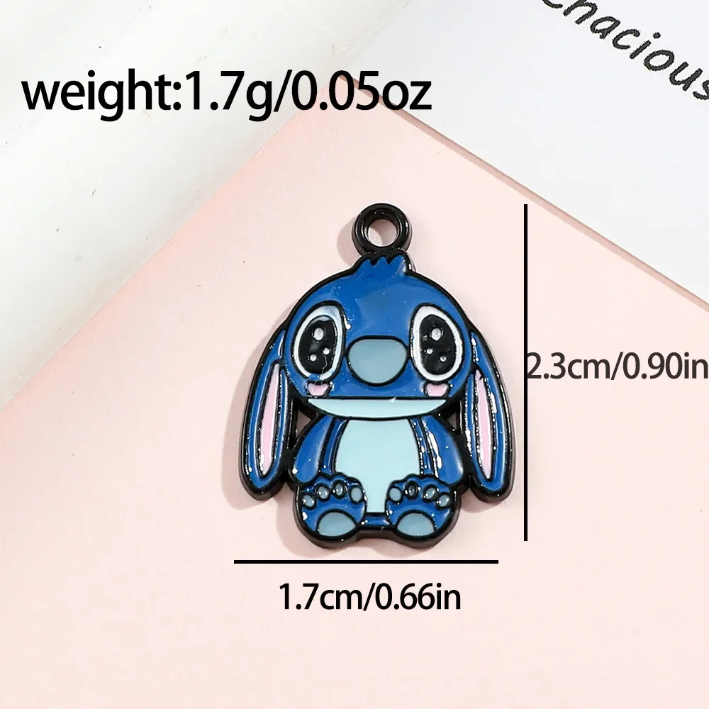 Disney Stitch аниме мультфильм новый кавайный кулон аксессуары для детей DIY ожерелье