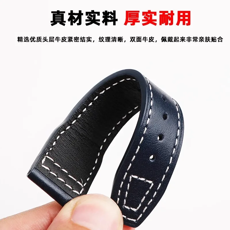 Ремешок Cowhider для Iwc Pilot Little Prince Португалия мужской браслет из коровьей кожи