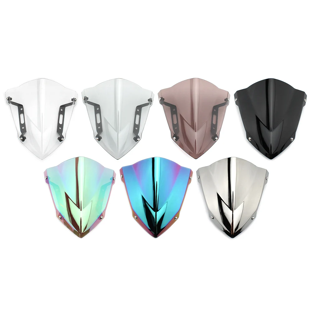 

Motorbike Windshield Windscreens For Yamaha MT-07 FZ-07 2018 2019 2020 2021 ABS Plastic Wind Deflector Screen Shield