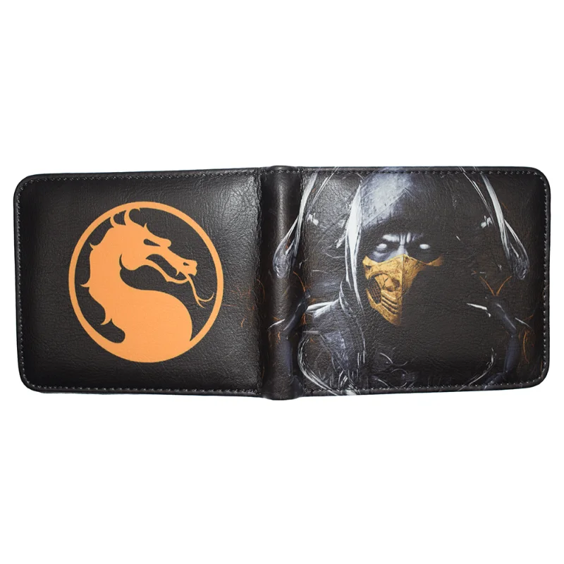 

New Arrival Movie Mortal Kombat Wallet Short Purse With Coin Pocket Card Holder