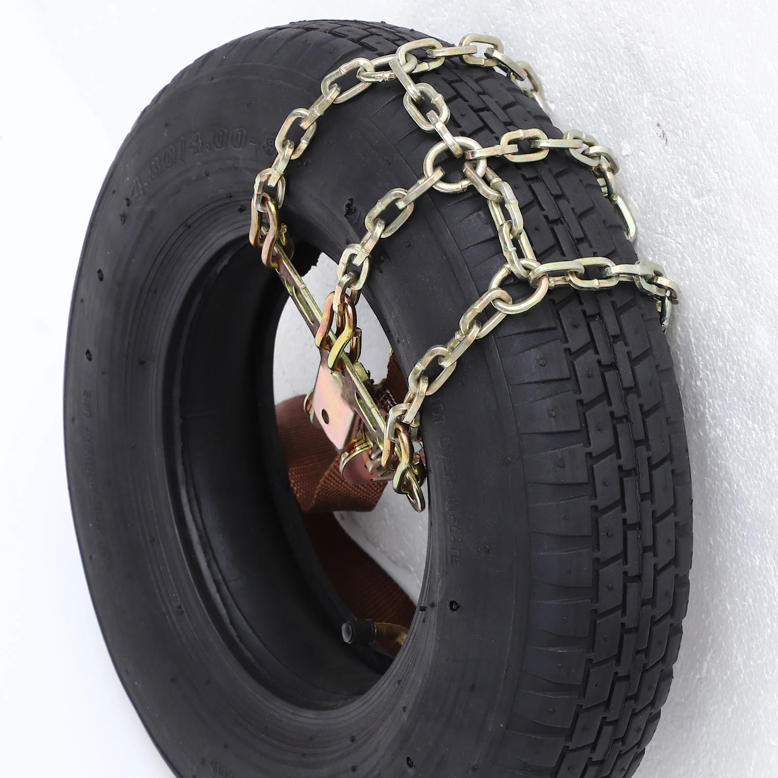 

2pcs Anti-skid Safety Snow Chains Skid-resistant Tire Chains for Car Automobiles