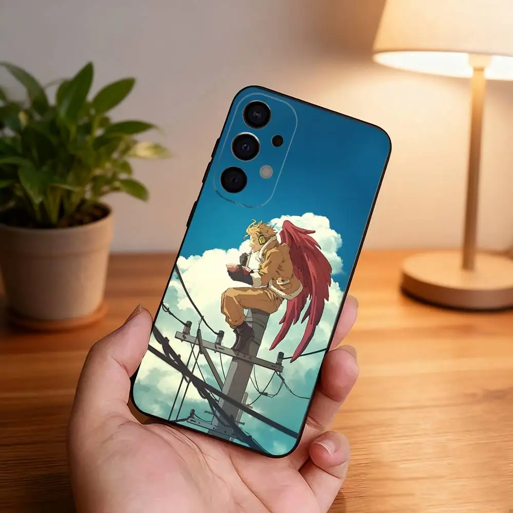 Противоударный чехол для телефона My H-Hero Anime Hawks для Samsung S26, S25, S24, S21, S22, S23, S30, Ultra, S20, Plus, Fe, Lite, 5G, черный. (art.: 3920dd252556c) - 3920dd252556c