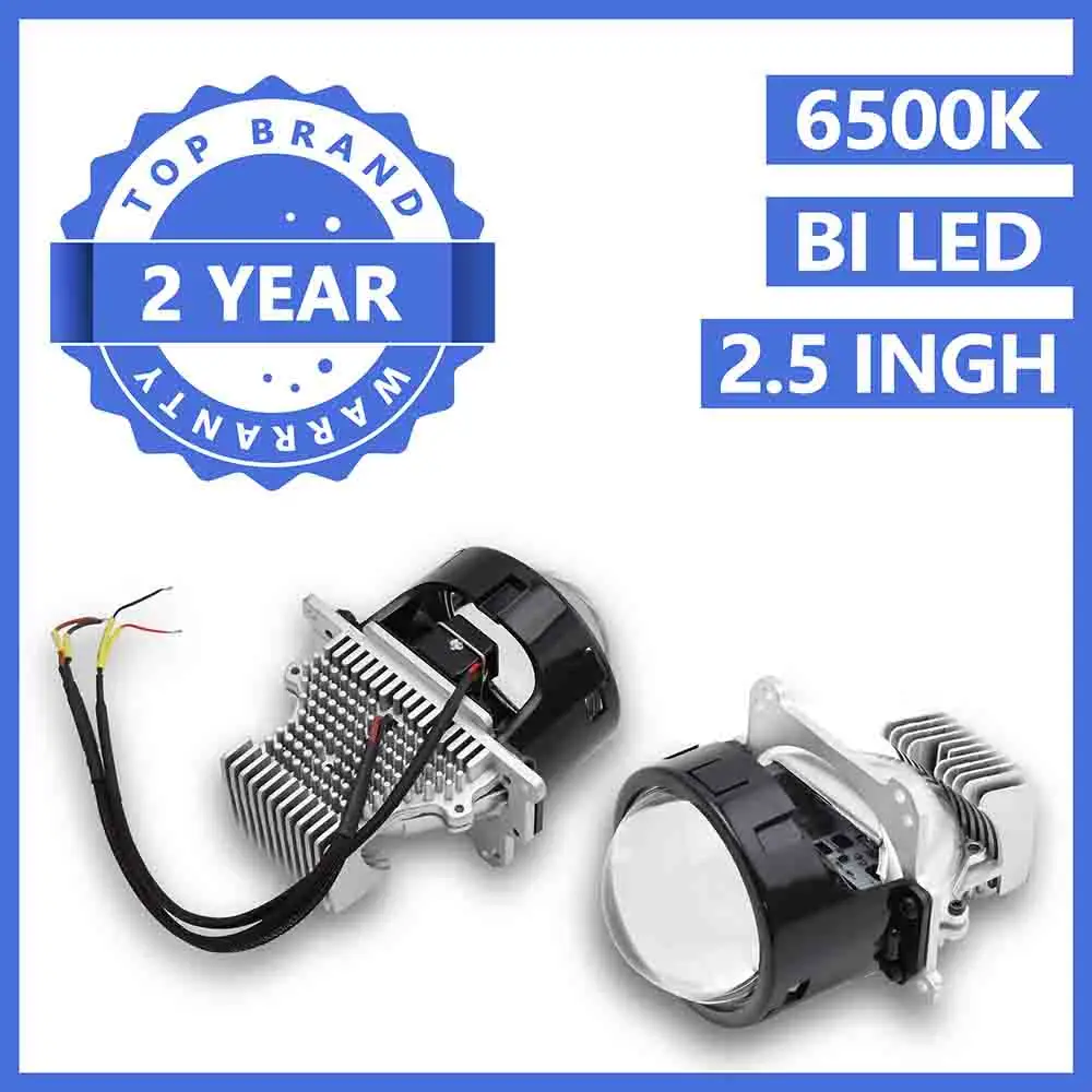 

Двухсветодиодные модифицированные линзы для проектора LHD RHD, 3,0 дюйма, высокая мощность, Ближний/Дальний свет, 2,5 дюйма, проектор для модифика...