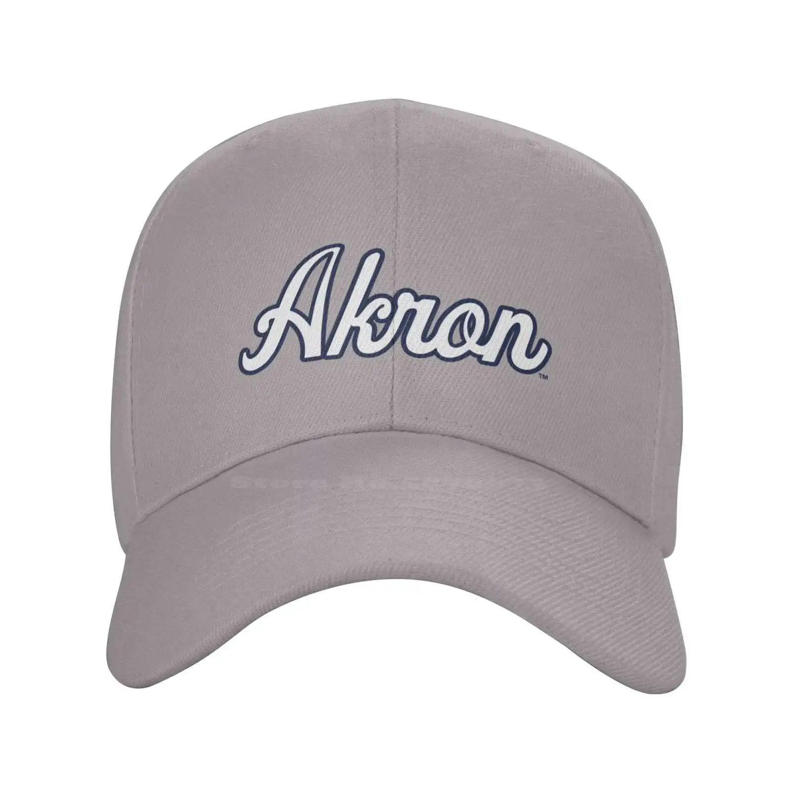 

Модная качественная джинсовая бейсболка с логотипом Akron Zips
