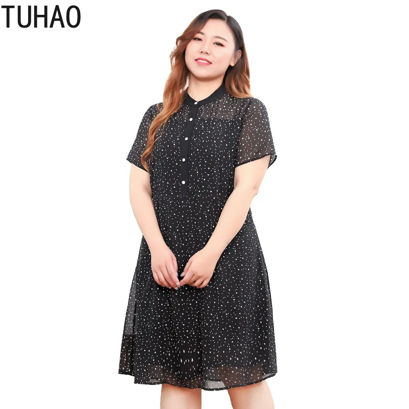 Летнее элегантное платье TUHAO для матери большого размера 10XL 9XL 8XL сексуальные