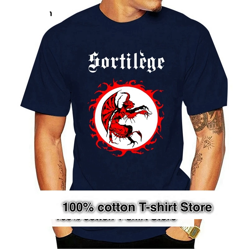 Sortilege 1983 T SHIRT black all sizes S - 5XL 100% cotton Quality T Shirts Men Printing Short Sleeve O Neck T shirt