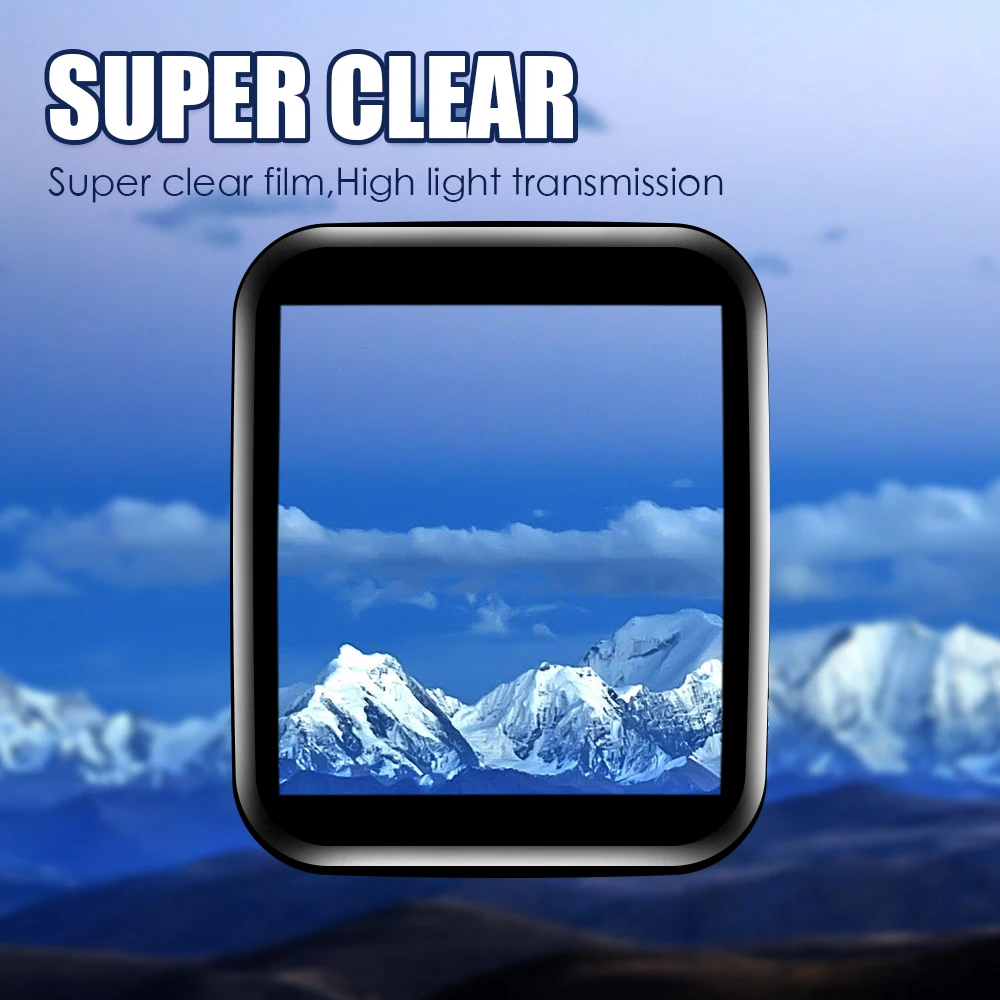 Полная защита экрана 99D для Haylou Smart Watch 2 LS02 LS01 изогнутая мягкая защитная пленка не