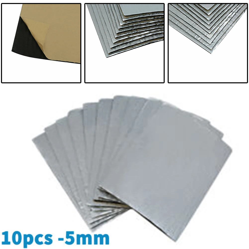 

Damping Mat Sound Deadening 100% Brand New 250mm X 180mm Accessories Replace Silver For Car Truck High Quality