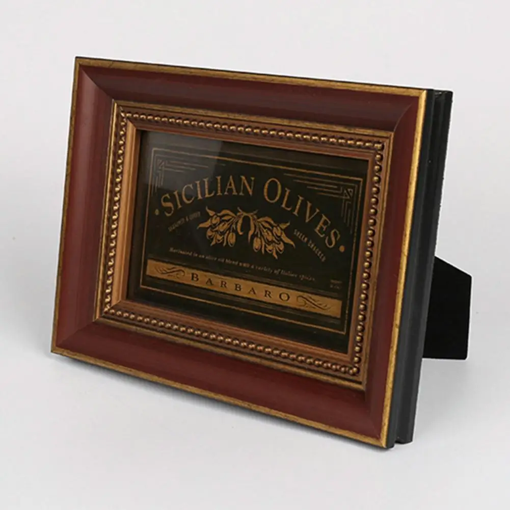 

Художественный домашний держатель для фотографий продолговатая форма деревянный офисный держатель для фотографий влагостойкая рамка для ...