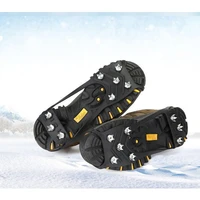 1 pair professional climbing crampons 8 studs anti skid ice snow camping walking shoes spike grip winter outdoor equipment