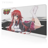 high school dxd mouse pad gamer new hd computer keyboard pad desk mats mousepads soft gamer anti slip natural rubber mice pad