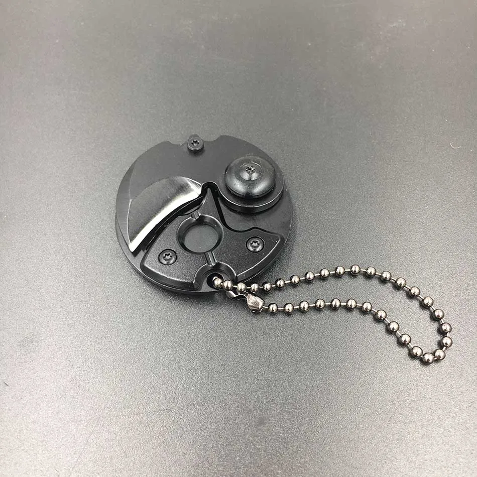 Складной нож из углеродного волокна и стали с ручкой для выживания в кемпинге