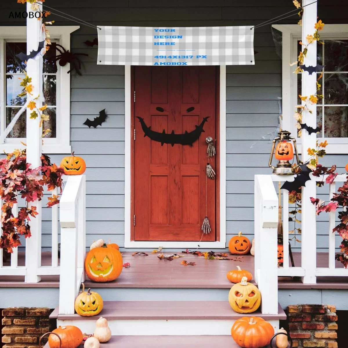 AMOBOX-настраиваемое пустое украшение для сада парада игр в комнате спортивных