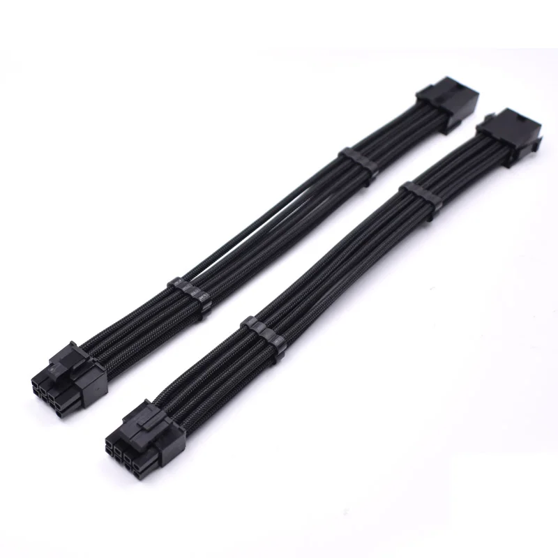 PCIe 8pin (6 + 2)/CPU (4 4) карта удлинитель 18AWG гибкий силиконовый провод с гребнями