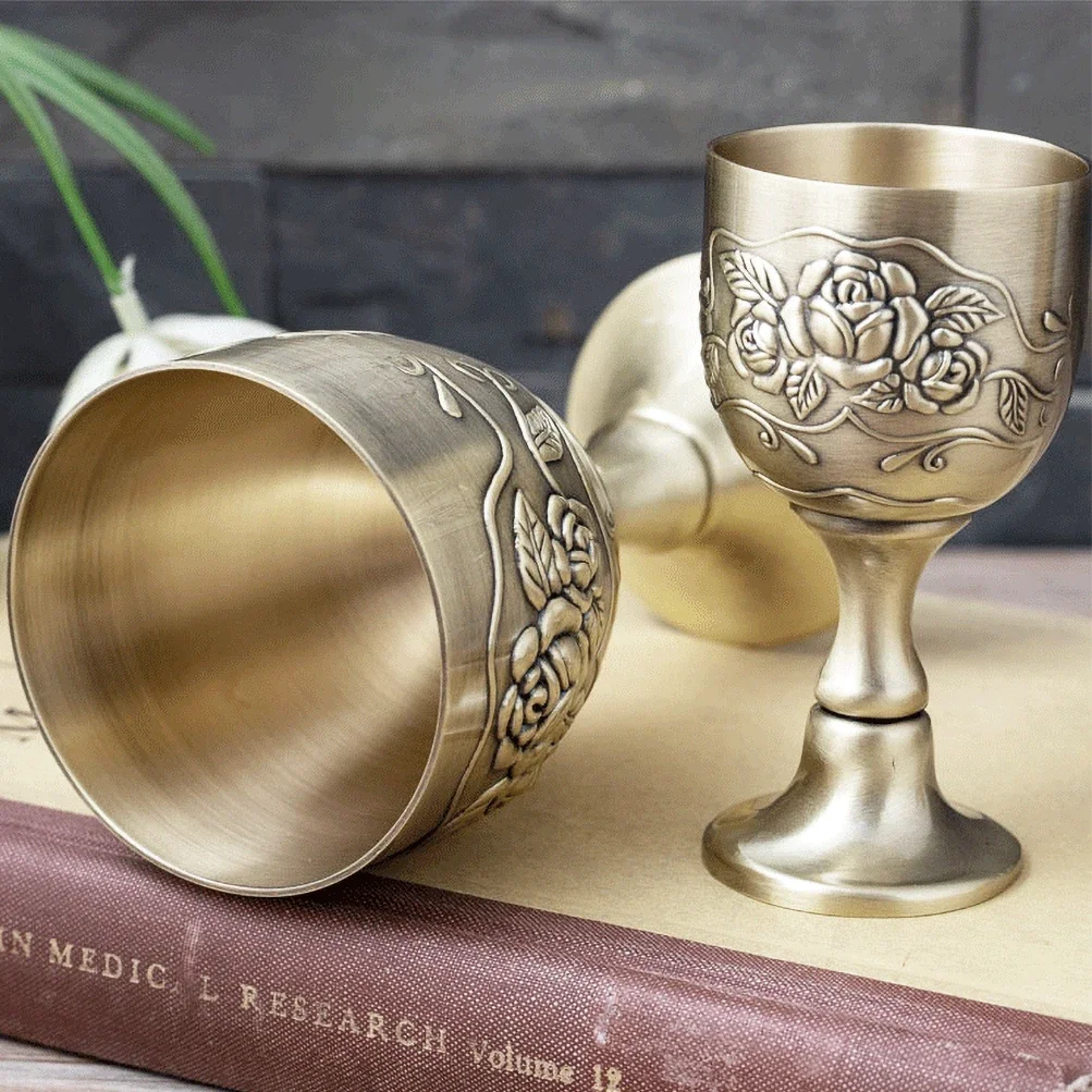 120 мл 150 бокал для вина в стиле ретро из цинкового сплава чашка ликера барная A Sip