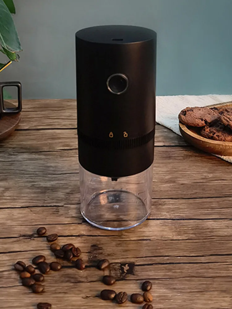 

White Burr Coffee Grinder 13w Automatic Coffee Grinder W/Manual ABS Electric Black White Spice Grinder With Adjustable Grind Set