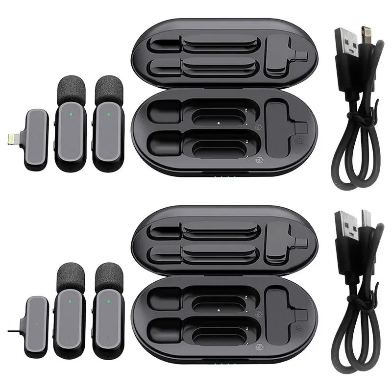 

Мини-микрофон на клипсе, портативный микрофон, Беспроводная микрофонная система, петличный микрофон, беспроводной микрофон для сигнала певицы 2,4G