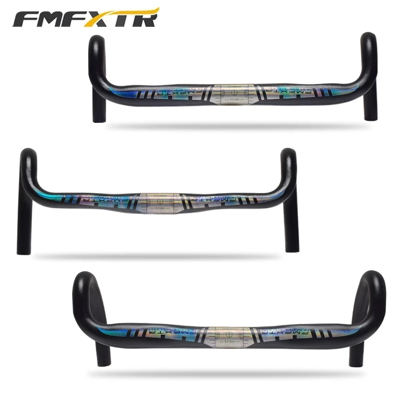 

Road Bicycle Ultralight Handlebar aluminum Reduce Resistance Bent Bar Strengthen Road Bike Parts 420/450/480mm External Routing