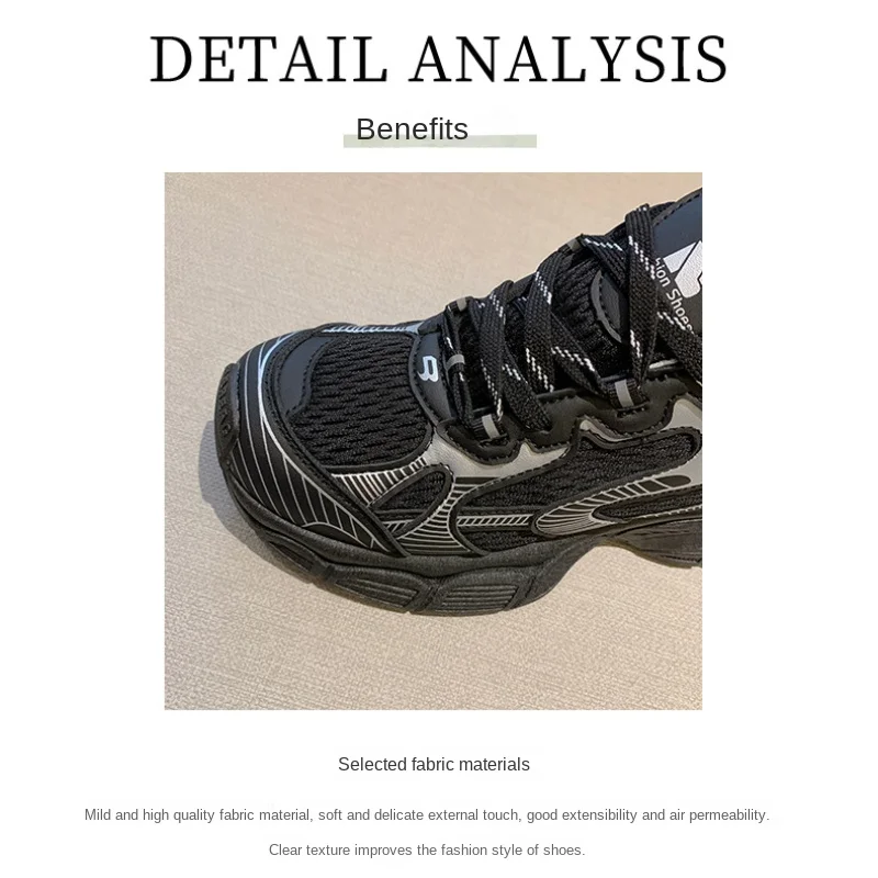 PU Platform Casual Sneakers Daddy Shoes for Women Sneaker Zapatillas De Mujer Zapatos Ladies Shoe Scarpe Da Donna Sports New